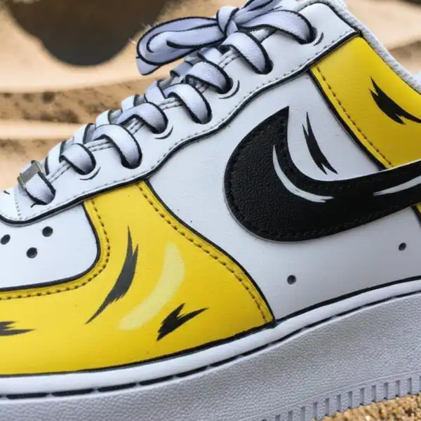 Home yellow comic custom cartoon air force 1 sneakers (4)