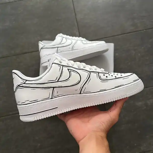 custom comic cartoon af1 kicksink (2)