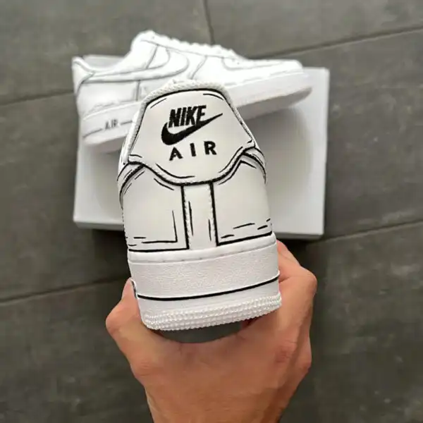 custom comic cartoon af1 kicksink (3)