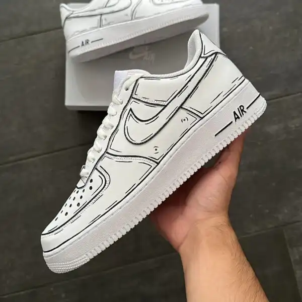 custom comic cartoon af1 kicksink (5)