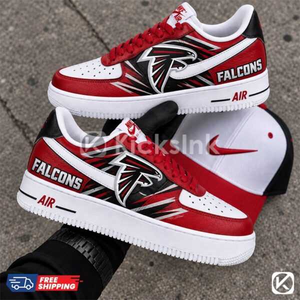 Falcons custom sneakers and cap