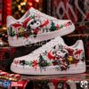Christmas Snoopy custom sneakers