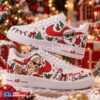 Christmas-themed custom sneakers