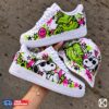 Custom Grinch Snoopy sneakers and hat
