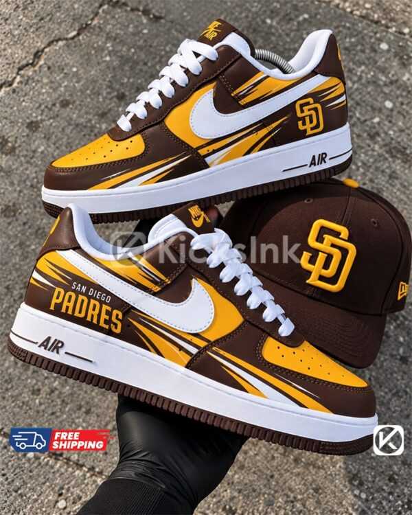 San Diego Padres custom sneakers