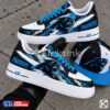 carolina panthers custom hand painted football shoes 03 Custom Panthers Air Force 1s