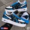 carolina panthers custom hand painted football shoes 04 Panthers custom sneakers and cap