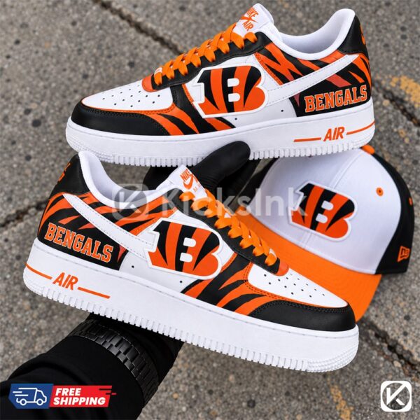 cincinnati bengals custom air force 1s 04 Custom Bengals Nike Air Force Ones