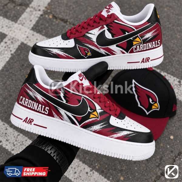 custom arizona cardinals hand painted sneakers 04 Custom Arizona Cardinals sneakers