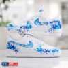 Custom Blue Splash Shoes