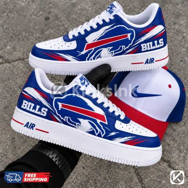 Home Buffalo Bills custom sneakers