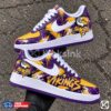 custom hot pink grinch hand painted sneakers 01 Custom Vikings Air Force 1s