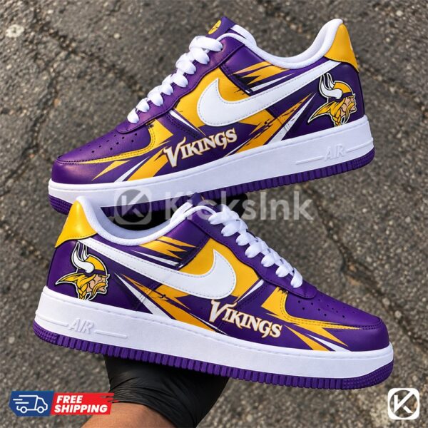 Custom Vikings sneakers
