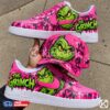 custom hot pink grinch hand painted sneakers 02 Grinch custom sneakers and hat