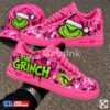 custom hot pink grinch hand painted sneakers chunky rope 02 Pink Grinch custom sneakers