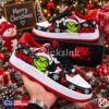 Custom The G.rinch Black Red Graffiti Shoes