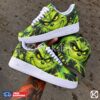 dark grinch custom graffiti sneakers 03 Grinch custom sneakers and hat