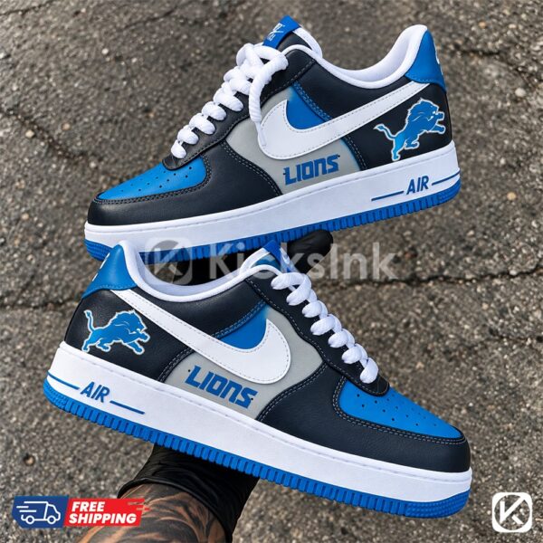 Custom Lions Air Force 1s