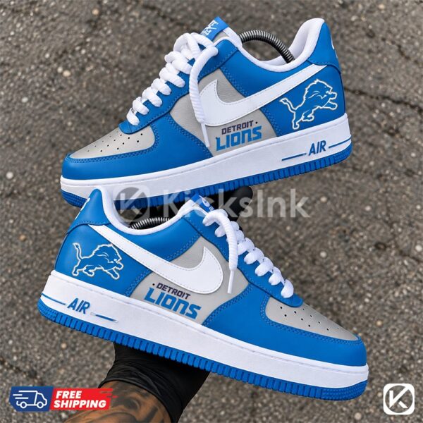 Detroit Lions custom sneakers