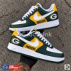 green bay packers custom af1 hand painted football shoes 02 Packers custom sneakers for sale