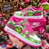 The G.rinch Hot Pink Green Custom Sneakers